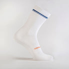 White With Blue Stripe_Ultra Thin Crew