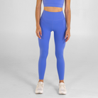 Woman wearing persian jewel Trimline Natural-Waist 7/8 Leggings by Definite Articles.